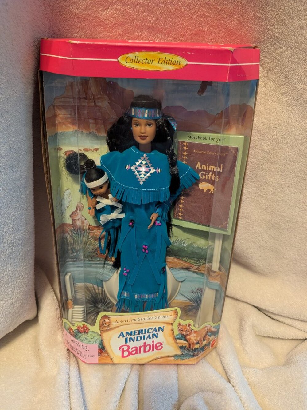 NIB 1996 Collector Edition Dolls of the World Native American #17313